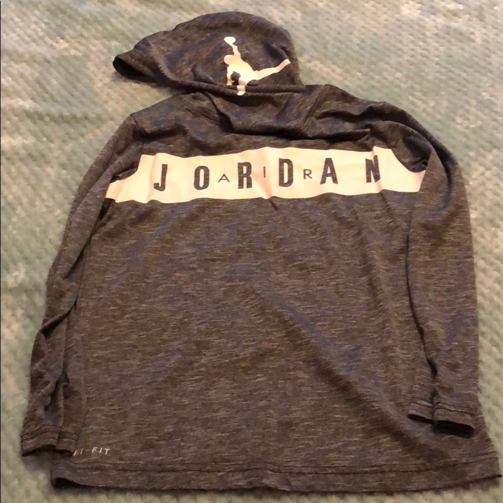 Boys M Air Jordan lightweight hoodie